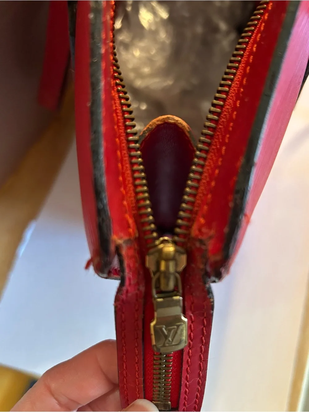 Louis Vuitton St. Jacques GM Red Epi Leather Tote